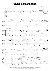 download the accordion score Tango Para mi amor in PDF format