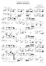descargar la partitura para acordeón Adios Maria (Tango) en formato PDF