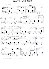 descargar la partitura para acordeón Toute une nuit (D'après Tristesse de Chopin) (Tango) en formato PDF