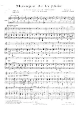 télécharger la partition d'accordéon Musique de la pluie (Du film : Fandango) au format PDF