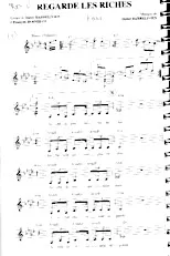 download the accordion score Regarde les riches in PDF format