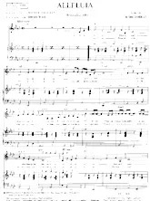 descargar la partitura para acordeón Alleluia (Hallelujah) en formato PDF