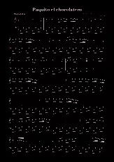 descargar la partitura para acordeón Paquito El Chocolatero (Paso Doble) en formato PDF