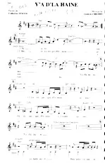 download the accordion score Y'a d' la haine in PDF format