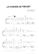 descargar la partitura para acordeón La chanson de Prévert  en formato PDF