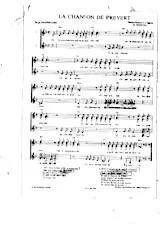 télécharger la partition d'accordéon La chanson de Prévert (Harmonisation 2 voix égales) au format PDF