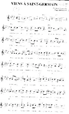 descargar la partitura para acordeón Viens à Saint Germain en formato PDF