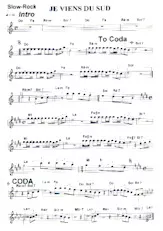 descargar la partitura para acordeón Je viens du sud (Relevé) en formato PDF