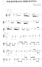 télécharger la partition d'accordéon Tourner les serviettes (Chant : Patrick Sébastien) au format PDF