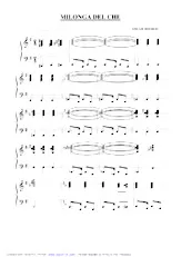 télécharger la partition d'accordéon Milonga del che (Tango) au format PDF