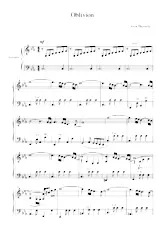 download the accordion score Oblivion in PDF format