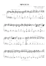 télécharger la partition d'accordéon Minueto (K 334) (Arrangement Gerson Antunes) au format PDF