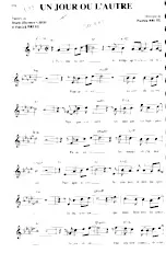 download the accordion score Un jour ou l'autre (Chant : Isabelle Boulay) in PDF format