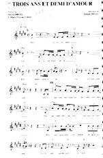 download the accordion score Trois ans et demi d'amour in PDF format