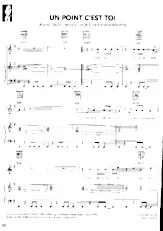 descargar la partitura para acordeón Un point c'est toi en formato PDF