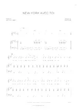 descargar la partitura para acordeón New York avec toi en formato PDF