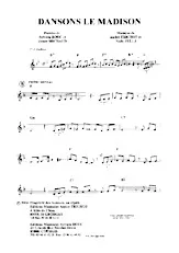 télécharger la partition d'accordéon Dansons le madison au format PDF