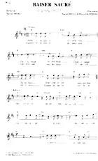 download the accordion score Baiser Sacré in PDF format