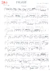 télécharger la partition d'accordéon Polvere (Tango) au format PDF