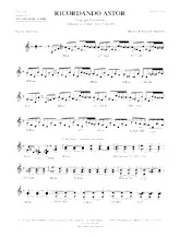 scarica la spartito per fisarmonica Ricordando Astor (Tango) in formato PDF