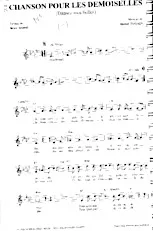télécharger la partition d'accordéon Chanson pour les demoiselles (Danse mes belles) au format PDF