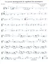 download the accordion score Les joyeux montagnards (Le vagabond des montagnes) (Arrangement Jodi (José Dion) in PDF format