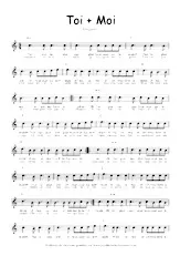 download the accordion score Toi + Moi in PDF format