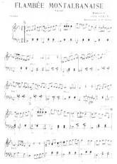 scarica la spartito per fisarmonica Flambée Montalbanaise (Arrangement : Martin Cayla) (Valse) in formato PDF