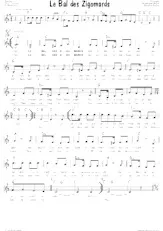 scarica la spartito per fisarmonica Le bal des zigomards (Marche) in formato PDF