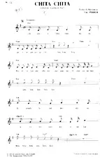 scarica la spartito per fisarmonica Chita Chita in formato PDF