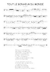 download the accordion score Tout le bonheur du monde in PDF format