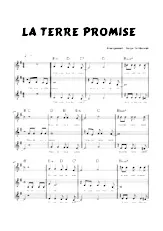 download the accordion score La terre promise in PDF format