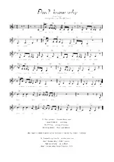 download the accordion score Don't know why (Chant : Norah Jones) in PDF format