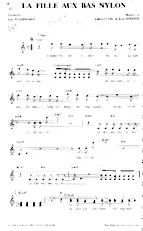 download the accordion score La fille aux bas nylons in PDF format