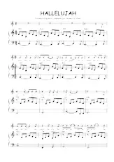 download the accordion score Hallelujah (Piano) in PDF format