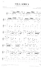 descargar la partitura para acordeón Saga Africa (Ambiance Secousse) en formato PDF