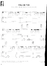 download the accordion score Fou de toi in PDF format