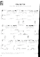 descargar la partitura para acordeón Fou de toi en formato PDF