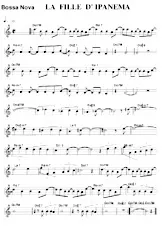 download the accordion score La fille d'Ipanema (Bossa Nova) in PDF format