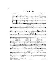 télécharger la partition d'accordéon Chante au format PDF