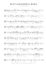 download the accordion score What a wonderfull world (Relevé) in PDF format