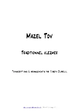descargar la partitura para acordeón Mazel Tov en formato PDF
