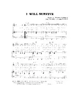 download the accordion score I will Survive in PDF format