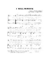 descargar la partitura para acordeón I will Survive en formato PDF