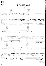 descargar la partitura para acordeón Je t'aime mais en formato PDF