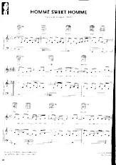 download the accordion score Home sweet home in PDF format