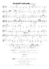 descargar la partitura para acordeón Redemption Song en formato PDF