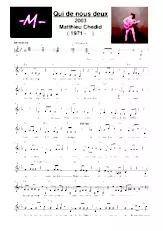 download the accordion score Qui de nous deux in PDF format