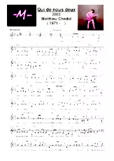 descargar la partitura para acordeón Qui de nous deux en formato PDF