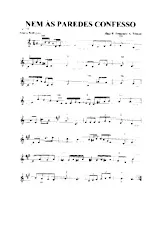 download the accordion score Nem as paredes confesso in PDF format